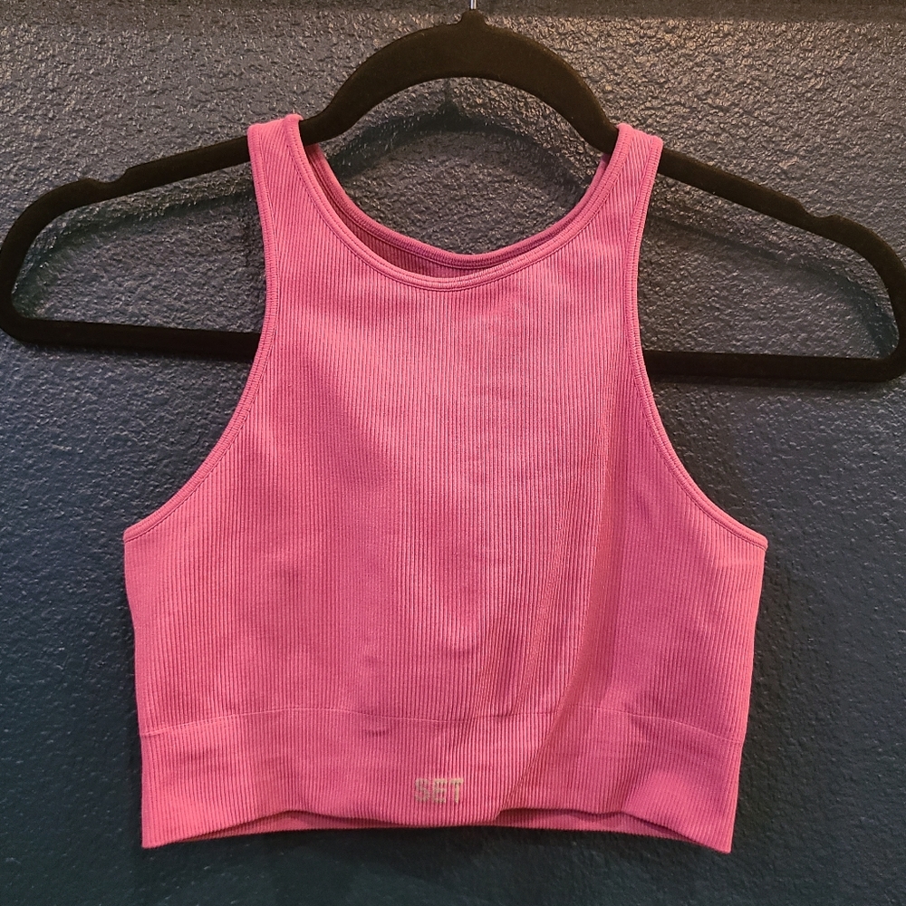 SET ACTIVE High Neck Sculptflex Sports Bra